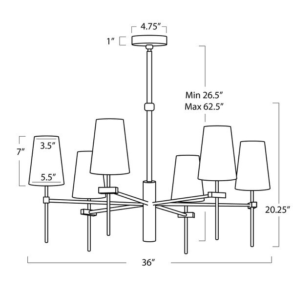 Toni Chandelier Large